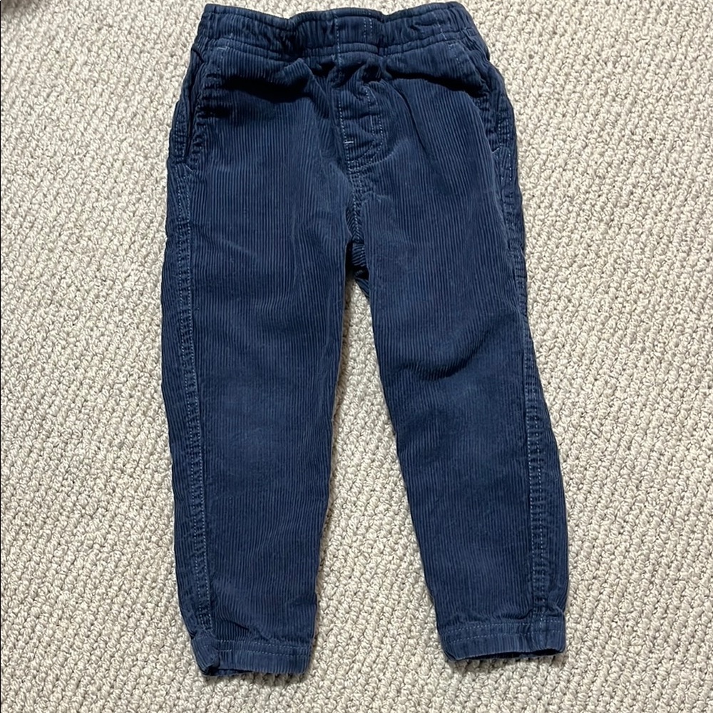 COPY - Navy Corduroy Kids Pants Tea Collection